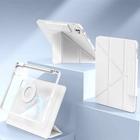 Étui à rabat détachable pour ipad Air13 étui anti-flexion magnétique fort pour Ipad Pro 13 acrylique 720 étui anti-chute pliable rotatif