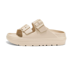 Happyflops Logo personnalisé EVA mousse nuage diapositives Double boucle fond épais oreiller pantoufle doux antistatique bain <span class=keywords><strong>plage</strong></span> mode - Product Image 4