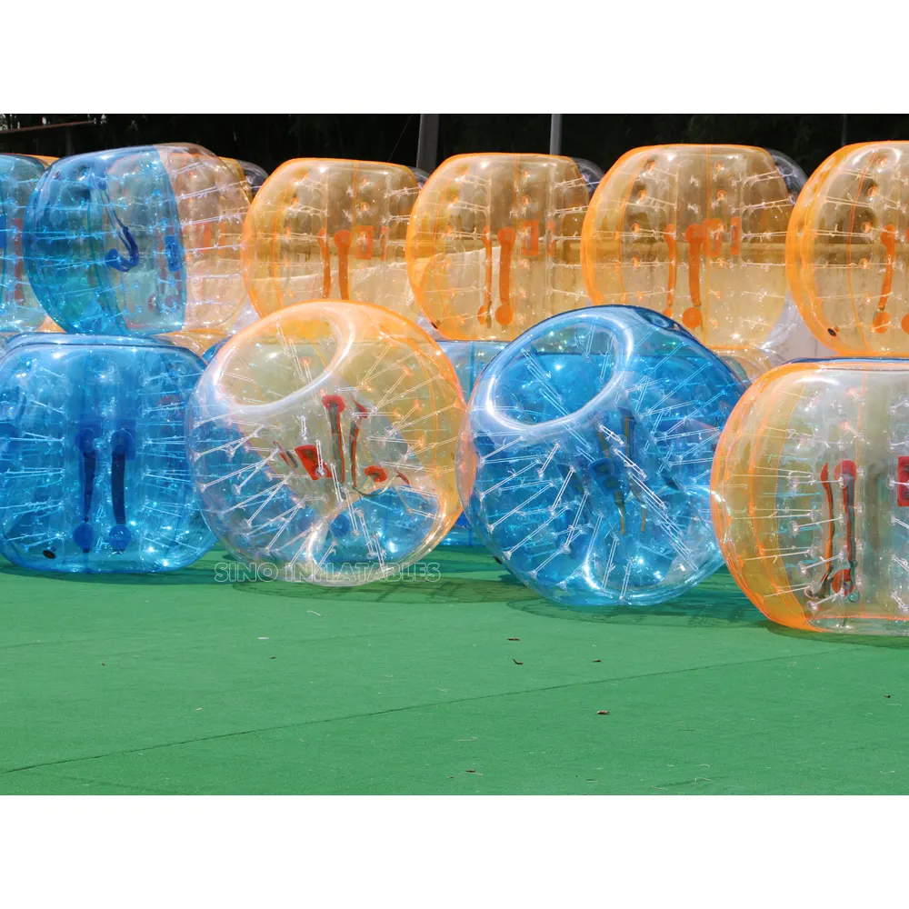 Transparent inflatable body bumper ball for adult outdoor bubble soccer interactive fun