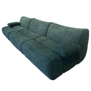 Conjunto de sofá Seccional de tela de bambú de diseñador Normcore italiano, combinación de módulo de Casa de compresión al vacío para sala de estar grande - Product Image 5