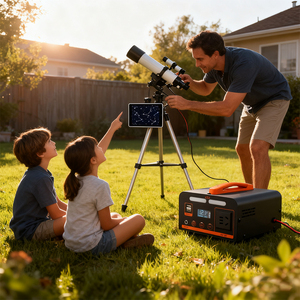 Estación de Energía Portátil de Litio Ternario, Onda Sinusoidal Modificada, Salida de CA 220V, 3 Puertos de CC, Entrada Solar de 200W, Más de 2500 Ciclos - Product Image 4