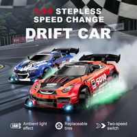 Mini voiture télécommandée RC à drift, 4 roues motrices, échelle 1/24, 2,4 GHz, jouet de course à drift pour enfants