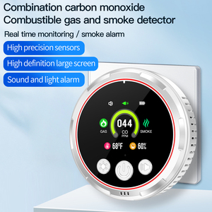 2026 HD13 5 em 1 Detectores De Monóxido De Carbono Conecte <span class=keywords><strong>Detector</strong></span> De Fumaça Alarme <span class=keywords><strong>Detector</strong></span> De Gás Natural com Bateria De Backup - Product Image 2