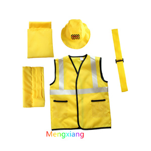 Disfraz de Cosplay de Ingeniero, Conjunto de Disfraces de Trabajo para Niños, Chaqueta de Trabajador de la Construcción con Casco, Martillo, Destornillador y Hacha - Product Image 5