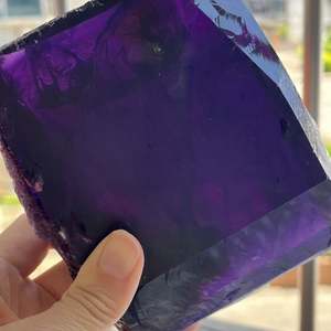 DS Gems Big Szie 36-37MM Amatista en bruto sintética sin cortar para gemas DIY - Product Image 3