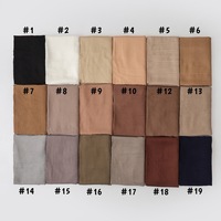 Foulard en tissu modal de haute qualité, couleur unie, léger et respirant, sans plis, pour femmes, best-seller en Europe et en Amérique