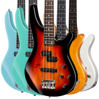 Guitare Basse 4 Cordes pour Débutants Corps en Tilleul - Manche en Érable Touche en Palissandre Bobine Simple Split Coil