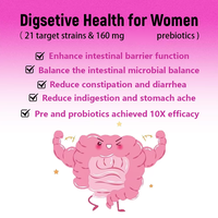 Comprimés de probiotiques pour femmes de marque personnalisés avec prébiotiques soutien de la santé digestive multivitamine alimentation de la peau