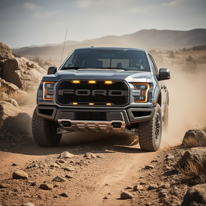 Calandre avant noire style Ford F150 Raptor avec barre lumineuse LED pour amélioration extérieure - Product Image 2