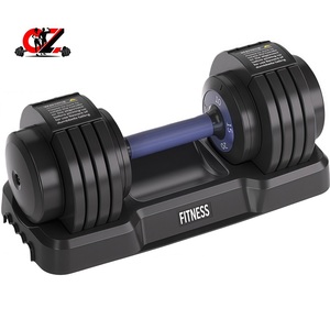 CZFIT 2026 Hot Selling Wholesale <b>Free</b> <b>Weights</b> Body Building Custom Logo 25LB Adjustable Steel Durable Dumbbell Sets - Product Image 1