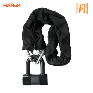 <span class=keywords><strong>Antivol</strong></span> de chaîne de vélo et de moto en acier renforcé de 120 cm de long avec cadenas en <span class=keywords><strong>U</strong></span> et 2 clés, fonction <span class=keywords><strong>antivol</strong></span> - Product Image 6