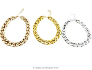 Sang Trọng Vàng Pug Con Chó Bulldog Chuỗi Vòng Cổ Bền Mềm Cá Nhân Vật Nuôi Cổ Áo Rắn Mô Hình Khăn Nhà Sản Xuất Trực Tiếp - Product Image 6