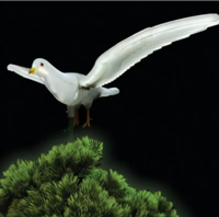 Décoration lumineuse LED Boyid en forme d'oiseau, couleurs vives, dynamique automatique, pigeon pour éclairage de parc, lampe décorative pour jardin