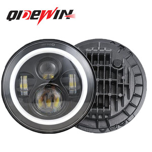 Faros LED de 7 Pulgadas con Ojo de Ángel, Redondos, para Modificación de Autos y Motocicletas Todoterreno, Fuente de Alimentación de 60W CC - Product Image 4