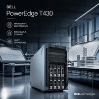 Server Tower Dell PowerEdge T430 yang Andal, Xeon E5-2650 Dual Socket, Performa Tinggi untuk Workstation Kantor