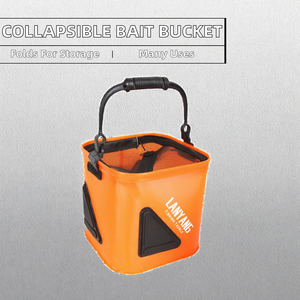 Nouvelle conception de seau à appâts rigides pour la pêche, en matériau PP, utilisation en lac, portable, multifonctionnel, seau pour leurres vivants - Product Image 2