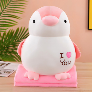 Peluche <span class=keywords><strong>de</strong></span> <span class=keywords><strong>Pingüino</strong></span>, Juguete <span class=keywords><strong>de</strong></span> Peluche Corto, Cojín <span class=keywords><strong>de</strong></span> Oficina para <span class=keywords><strong>Aire</strong></span> <span class=keywords><strong>Acondicionado</strong></span>, Edredón Fresco <span class=keywords><strong>de</strong></span> Verano, 31cm-50cm, pp, Venta al por Mayor para Comercio Exterior - Product Image 3