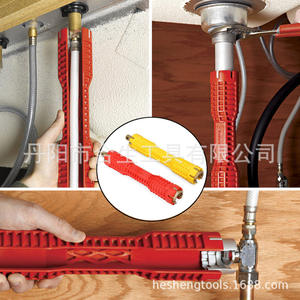 เครื่องมือบ๊อช ประแจอ่างล้างจานแบบสองด้าน 16-in-1 ด้ามจับกันลื่นเหล็กอัลลอยด์หกเหลี่ยมเมตริกสำหรับติดตั้งก๊อกน้ำและอ่างล้างจาน - Product Image 4