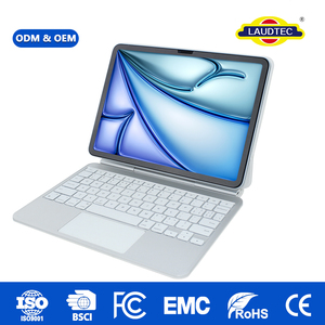 Vente en gros - Étui de clavier magnétique en alliage d'aluminium pour iPad Pro 11 pouces (M4/M5, 2024-2025) - Clavier avec pavé tactile et rétroéclairage BT - Product Image 1