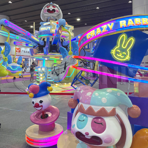 <span class=keywords><strong>2025</strong></span> Thiết Kế Mới Sân Chơi Ngoài Trời Trẻ Em Vui Chơi Giải Trí Công Viên Xoay Điên Nhảy Máy Trò Chơi Điên Thỏ Đi Xe Cho Bán - Product Image 4