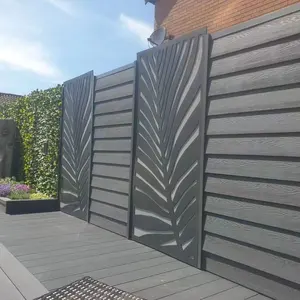 Wood Plastic Composite Wpc Fence Home Garden Fence Panels Better Than Vinyl Pvc Fence