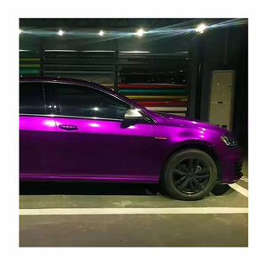 PET PPF Brillo Cristal Rojo Gris Verde Adhesivo <span class=keywords><strong>Vinilo</strong></span> Laminación Rollo de película Auto Foil Car Body Wrap Folie Pegatinas Revestimiento - Product Image 1