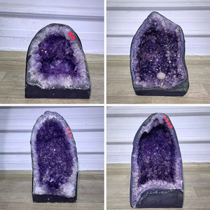 Natural Uruguay <strong>Amethyst</strong> Geode <strong>Crystals</strong> Healing Stones <strong>Large</strong> Quartz Cluster for Sale - Product Image 3