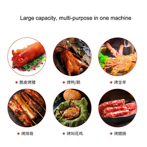 <span class=keywords><strong>Horno</strong></span> <span class=keywords><strong>asado</strong></span> a gas de pato cerdo de gran capacidad de acero inoxidable para equipo de cocina - Product Image 5