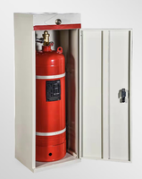 Système d'extinction d'incendie automatique au heptafluoropropane en acier inoxydable à double armoire, modèle GQQ40/2.5-JH, vente en gros usine