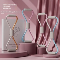 Banda Elástica de Ejercicio para Espalda en Forma de 8, de TPR, para Mujeres, para Yoga y Deportes, Apoyo para Hombros Abiertos y Espalda Bella