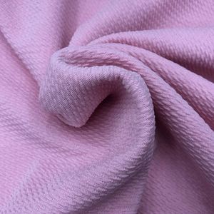 Tela Jacquard de poliéster, tejido sólido de 4 vías, Spandex, 33 colores disponibles, venta al por mayor - Product Image 3
