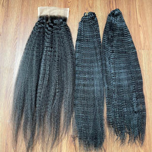 Prix de gros Extension de cheveux femme vietnamienne vapeur Yaki cheveux raides - Product Image 3