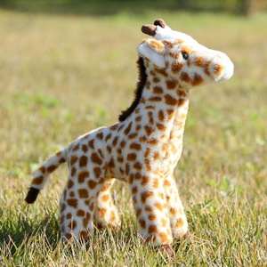 Jirafa de pie, juguete de simulación de animales para niños, muñeco de peluche de ciervo, relleno de algodón PP, 25cm-30cm, regalo - Product Image 6