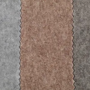Grosir Hacci ANGORA 95% Polyester 5% Spandex Flax Knitting Jersey Kain Imitasi Kain Kasmir untuk Pakaian Wanita