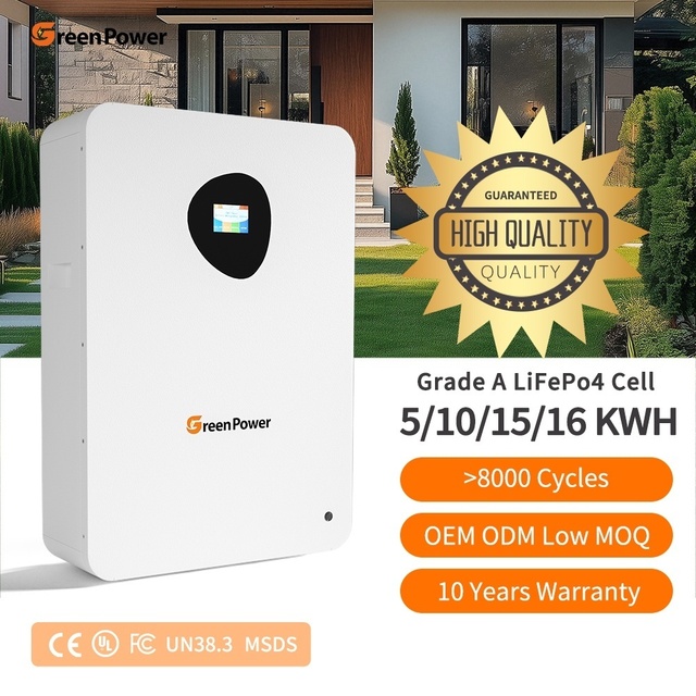 IP20 IP65 New Energy Solar System Lithium Ion Battery 51.2V Lifepo4 Battery 100Ah 200Ah 5Kwh 10Kwh Home Solar Battery