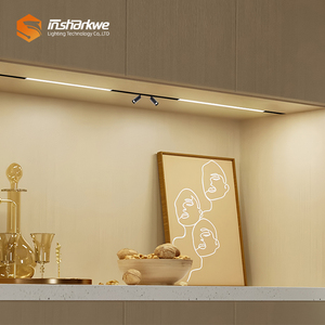 24v 10mm ultra delgado mini sistema de luz de pista magnética para gabinete - Product Image 1