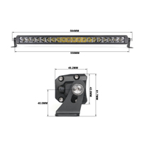 OGA 120W 20 pouces led barre lumineuse hors route pour voiture camion 4x4 combo lumière