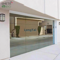 Fabricant LONGTAI, porte de garage en verre sur mesure, emballage en bois, livraison DDP au port de Hobart en Australie