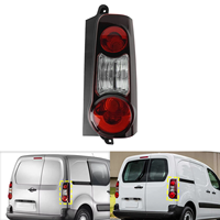 9677205580 9677205480 Feux arrière de voiture à lentille rouge et transparente Gauche Droite Feux stop pour Citroën Berlingo 2 portes 2012-2018