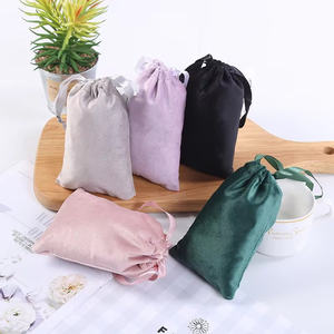 10*15cm Soft <b>Velvet</b> Drawstring Jewelry <b>Bag</b> Multi-size Packaging Sachet for Candy Storage Display Festival Gift Packing Pouch - Product Image 1