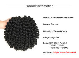 Extensions de cheveux bouclés <span class=keywords><strong>au</strong></span> <span class=keywords><strong>crochet</strong></span> pour tresses Wand Curl, coiffures <span class=keywords><strong>au</strong></span> <span class=keywords><strong>crochet</strong></span> avec cheveux bouclés - Product Image 5