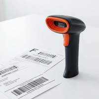 Lecteur de codes-barres 2D sans fil TA20BG, lecteur de codes QR 2.4G, scanner de codes-barres portable USB pour supermarché et entrepôt