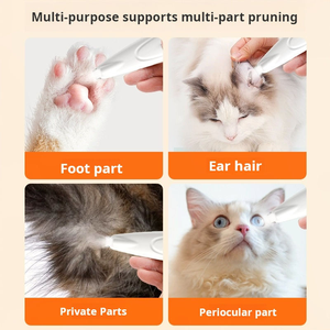 इलेक्ट्रिक कार्लेस कम शोर पंजे ट्रिमिंग क्लिपर किट कुत्ते बालों को हटाने उपकरण पालतू बनाने की आपूर्ति - Product Image 3