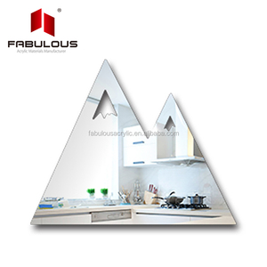 Contemporain personnalisé décoratif autocollant mural adhésif acrylique bain + miroirs pour salle de bain maison toilette mur <span class=keywords><strong>miroir</strong></span> verre FABULOUS - Product Image 2