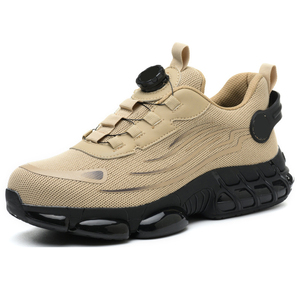 Botas de Trabajo Unisex Ligeras, Deportivas, con Parte Superior de Microfibra de Cuero, Transpirables, de Goma, para Exteriores, Otoño, Zapatos de Seguridad - Product Image 6