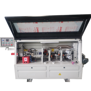 自動MDF <span class=keywords><strong>PVC</strong></span>合板エッジバンディングマシンエッジバンダー家具キャビネットドアMDF用プレミリングトリマー付き45度 - Product Image 5