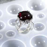 Moule en silicone pour bijoux en résine, moule à gouttelettes, moule à gemmes, moule à anneaux, moule à miroir, utilisé pour la création artisanale DIY