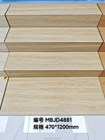 Foshan Supply Carrelage d'escalier Carrelage d'escalier avec marche et conception en bois de porcelaine Étape avec rainure