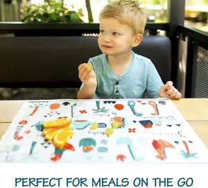 Khăn Trải Bàn Siêu Dính Không Chứa BPA Cho Trẻ Em Tấm Lót Dùng Một Lần Bằng Nhựa <span class=keywords><strong>PE</strong></span> Cho Trẻ Em Em Bé - Product Image 5