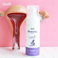 Dromaka Marque Blanche Hygiène Féminine Intime Vaginale Bio Lavage Féminin Yoni pour Femmes Mousse de Lavage Vaginal